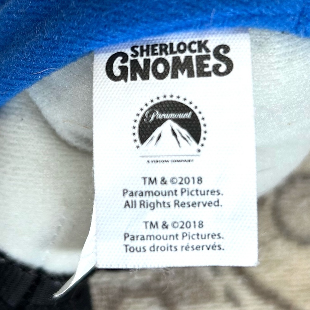 4/$20 Sherlock Gnomes Plush Toy Paramount Pictures 2018 Gnomeo & Juliet Plushie - Picture 6 of 7